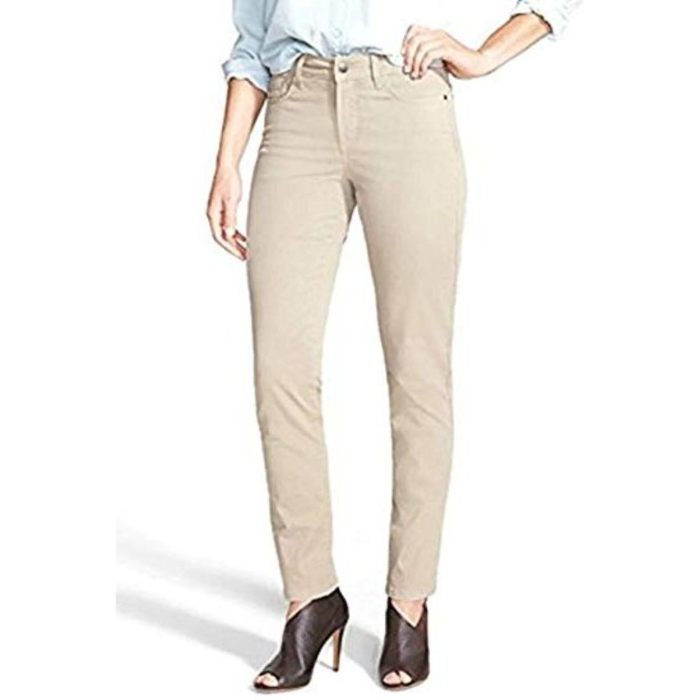 NWT HAYSEED Khaki SKINNY Petite Pants NYDJ Not Your Daughters Jeans